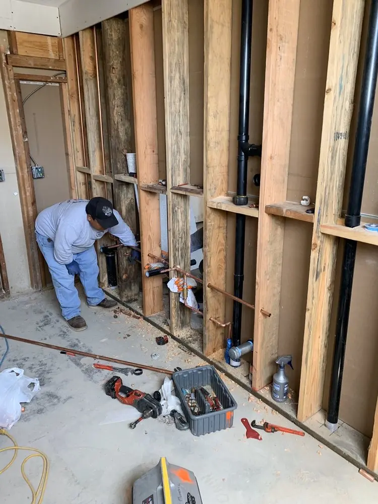 Commercial rough-in plumbing for Gas Line Repair in Hatboro